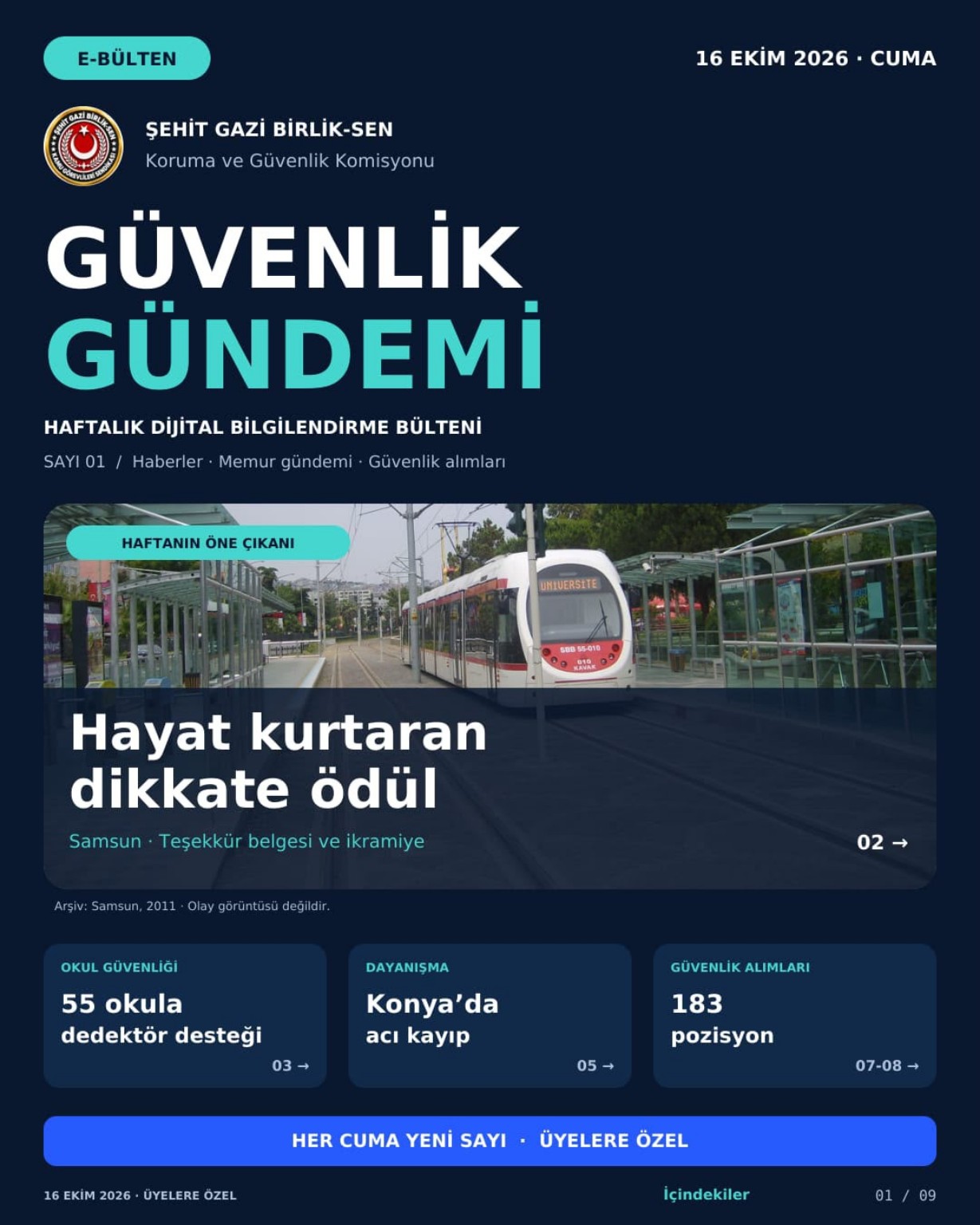 Güvenlik Gündemi: İlk sayı yayında.