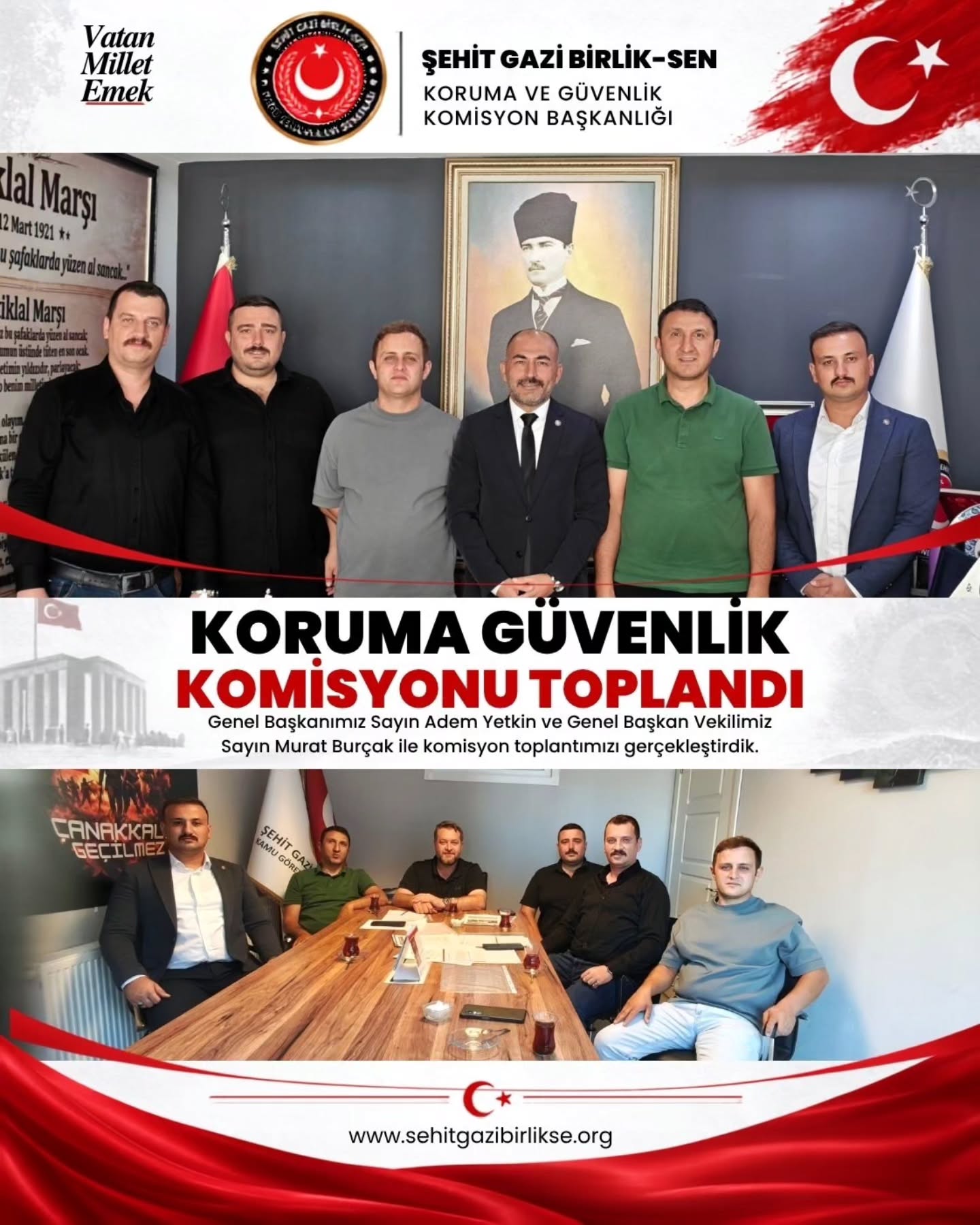 Koruma ve Güvenlik Komisyonu Toplantısı — Fotoğraf 1